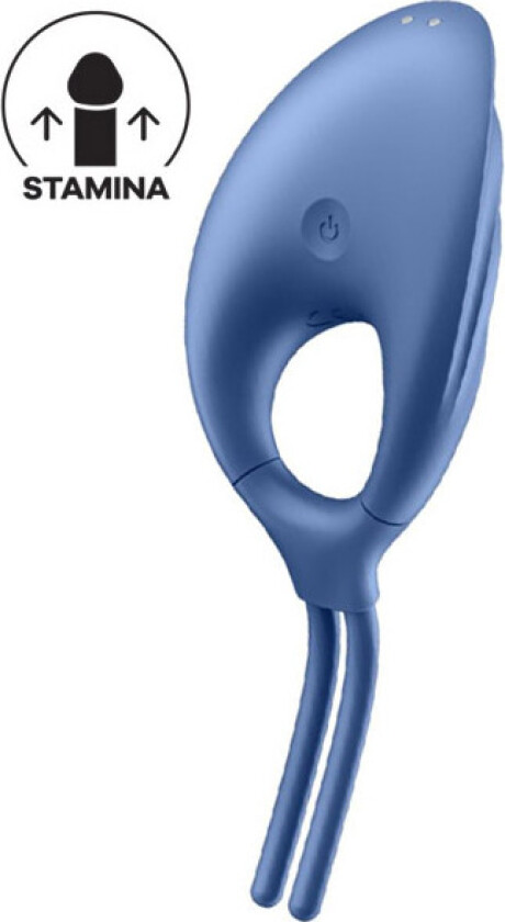 Swordsman Vibrating Cock Ring Blue