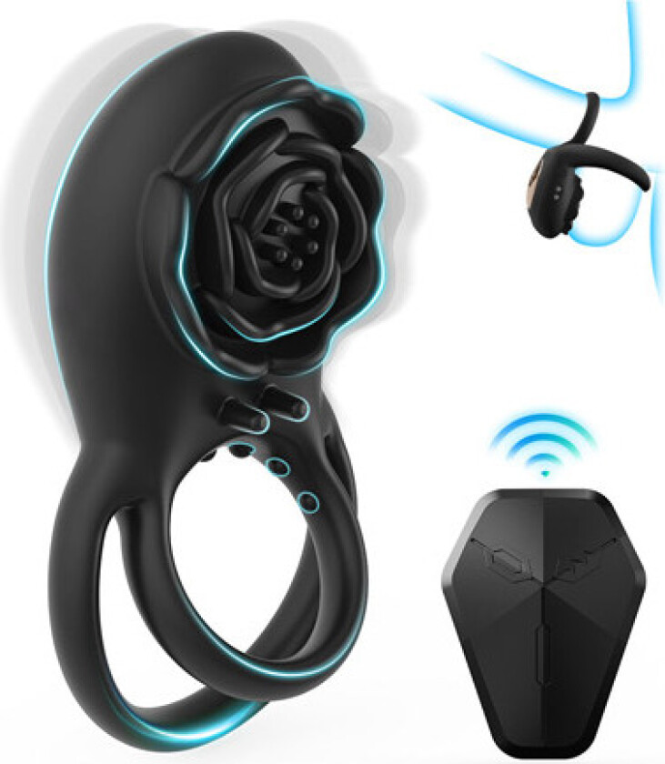 Vibrating Cockring With Remote Control