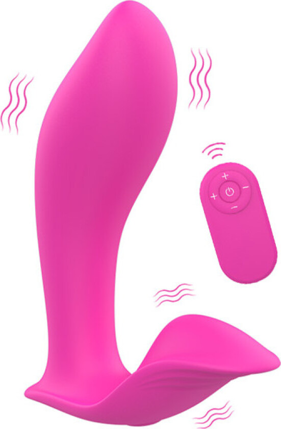 Pink Wearable Vibrator With Remote