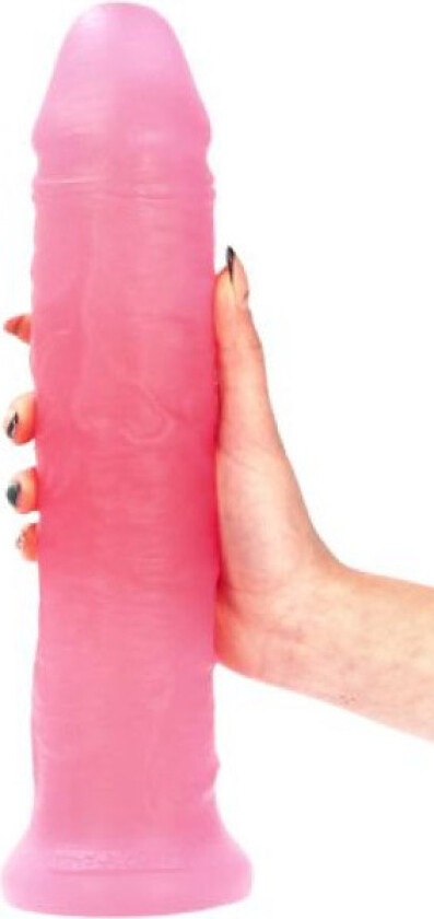 Cesare Dildo Transparent Pink 32 cm