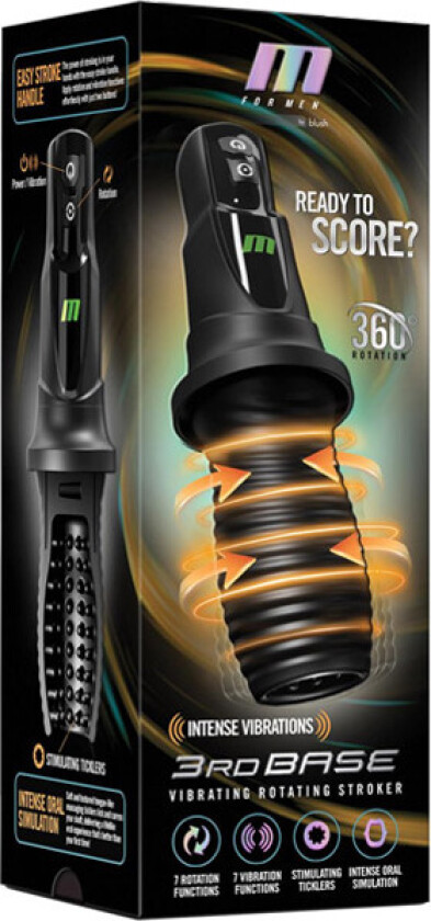 3rd Base Vibrating & Rotating Stroker