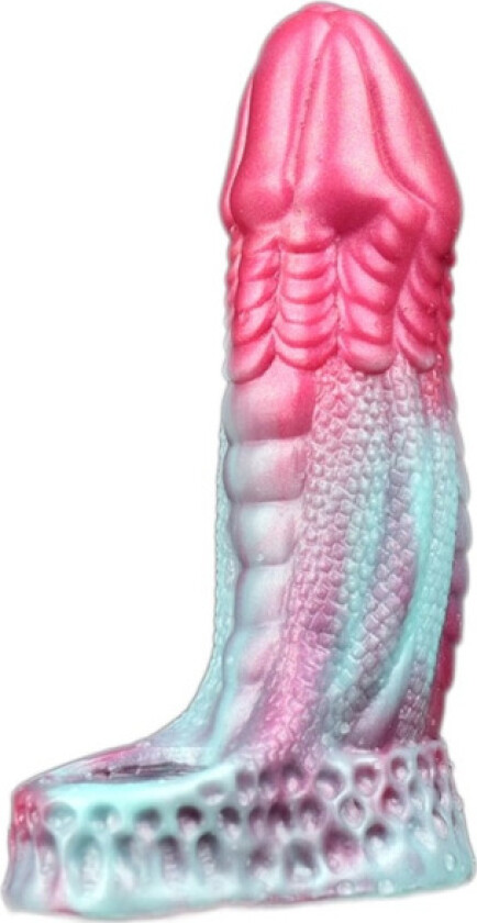 Monster Penis Sheath Leezard Blue-Pink 17 cm