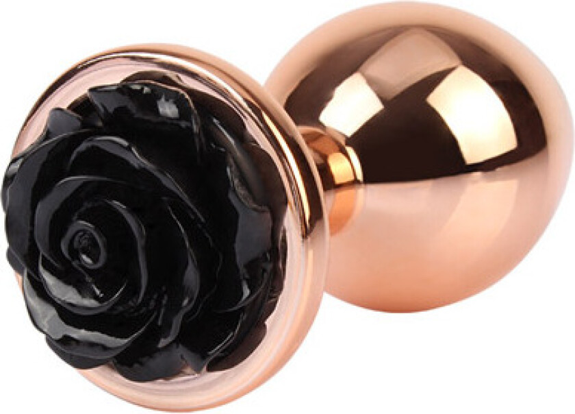 Evil Rose Anal Plug Medium Rose Gold/Black