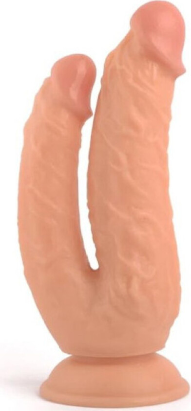 Realistic Penis Double Penetration Flesh 21 cm