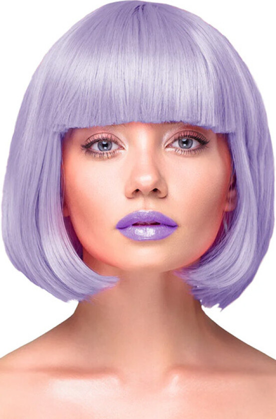 Party Wig Short Straight Purple Hair