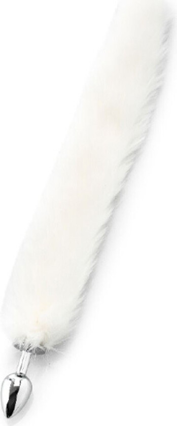 Deluxe Fluffy Fox Plug White
