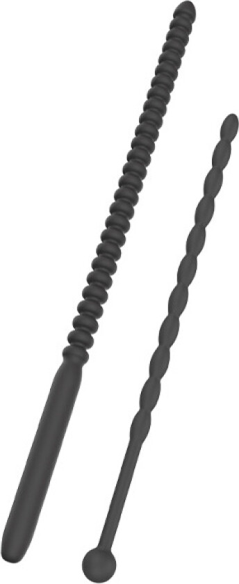 2-pcs Ribbed Penis Dilator Set