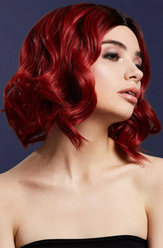 Kourtney Wig Two Toned Blend Ruby Red