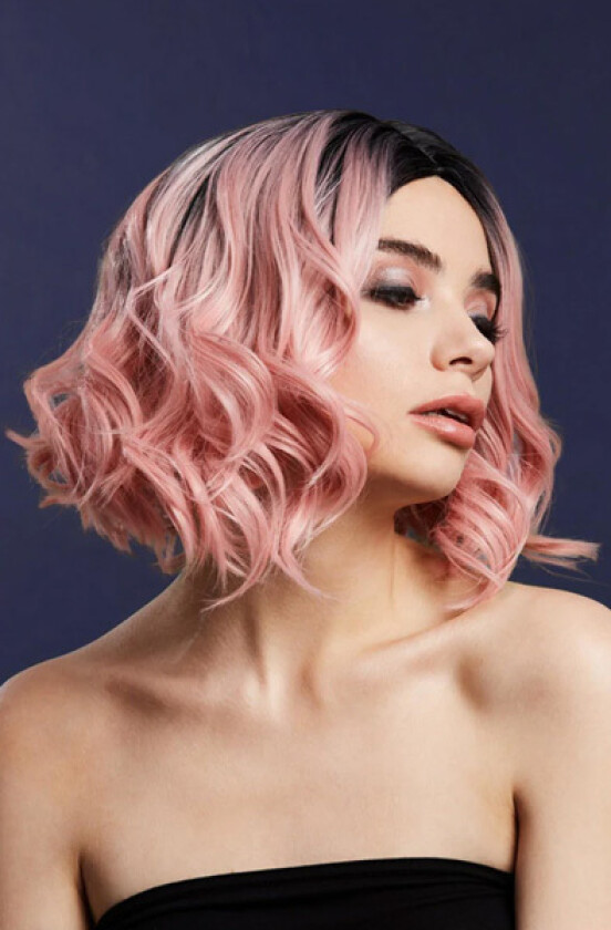 Kourtney Wig Two Toned Blend Baby Pink