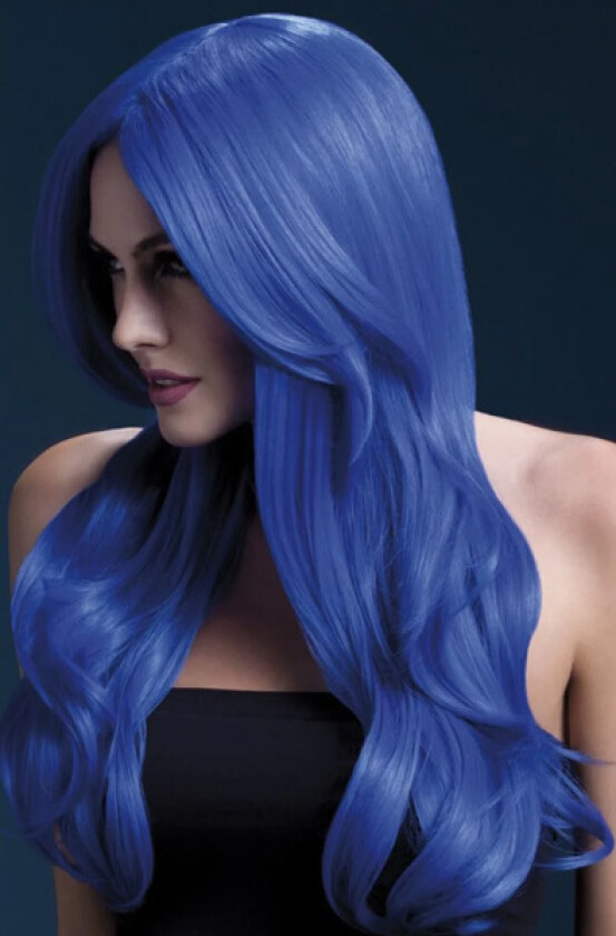 Khloe Wig Neon Blue