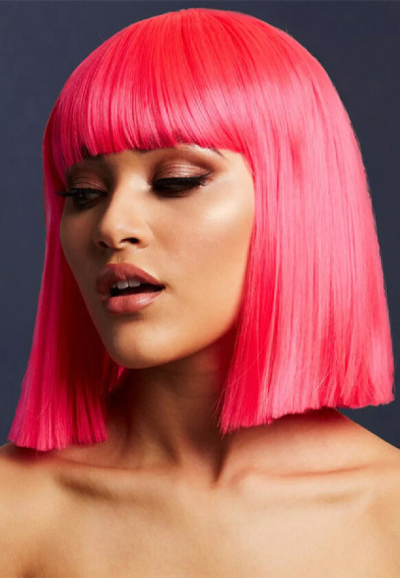 Lola Wig Neon Pink