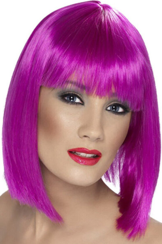Glam Wig Neon Purple