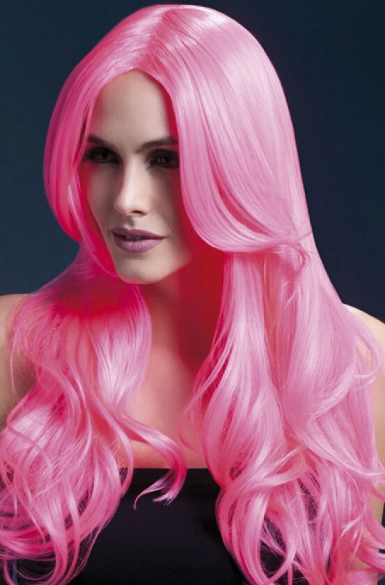 Khloe Wig Neon Pink