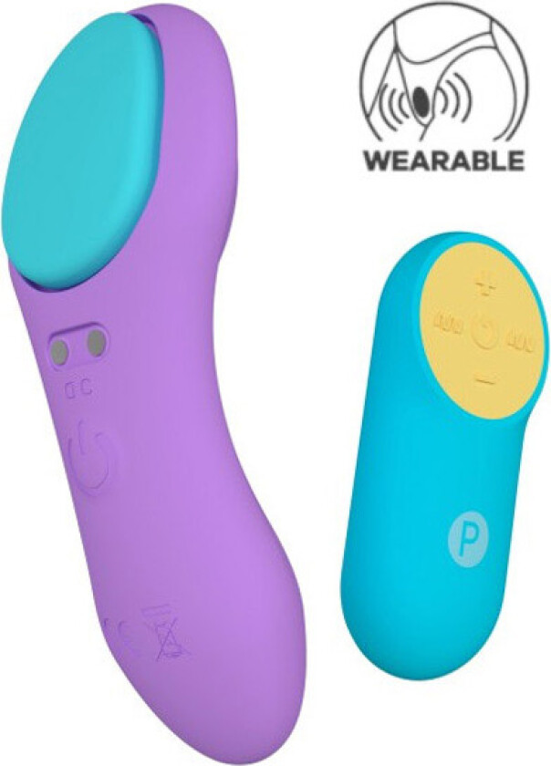 Panty Vibrator With Remote Control Purple