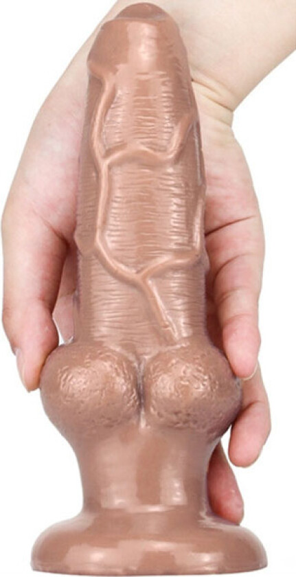 Monster Dildo Marron Light Brown 21 cm