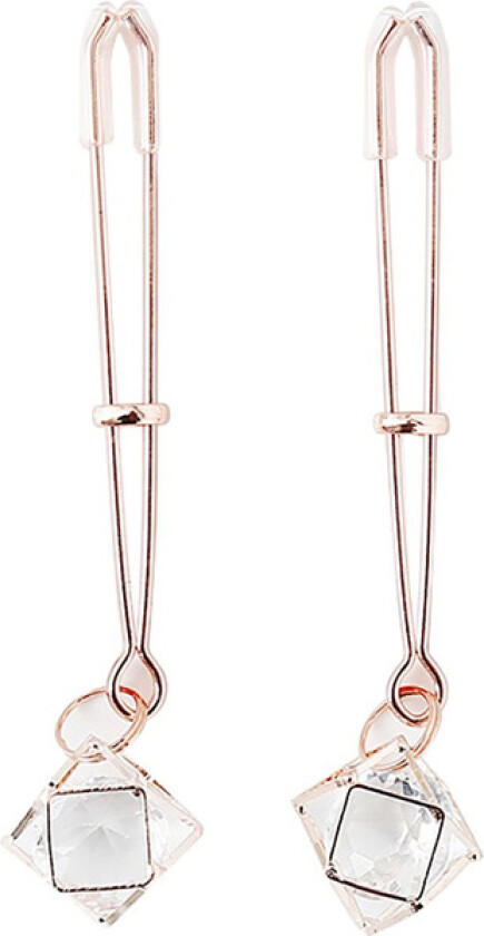 Nipple Clamps Rose Gold Prism