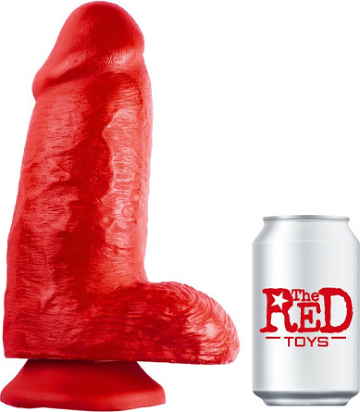 Po XXL Dildo Red 25 cm
