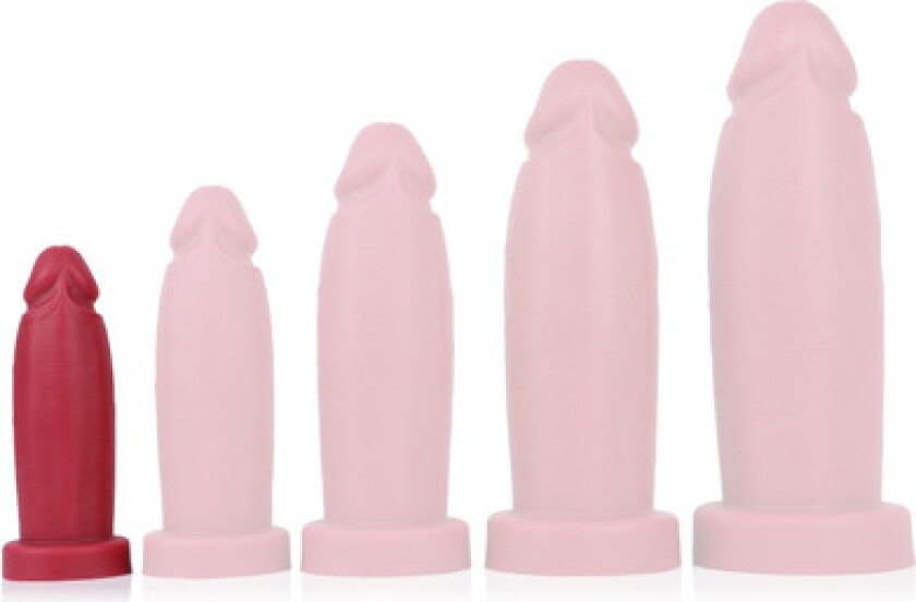 Larry Silicone Dildo Red 18 cm