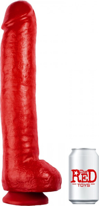 Super John Dildo Red 42 cm