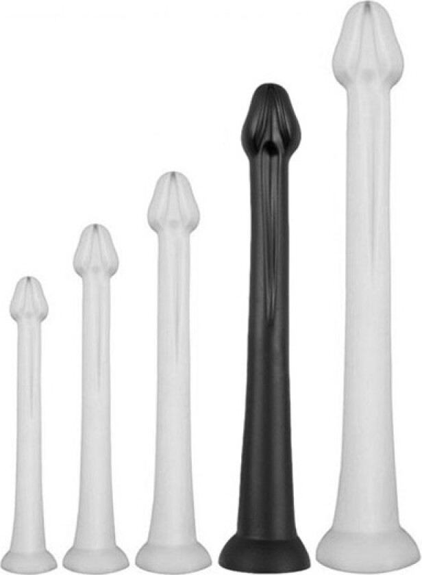 Whale Dildo XL Black 48 cm