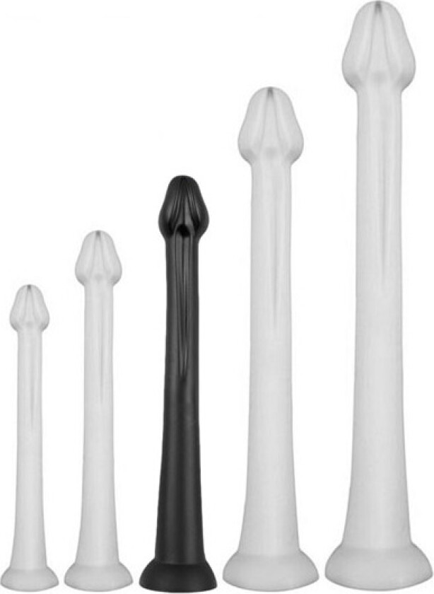 Whale Dildo Large Black 42 cm