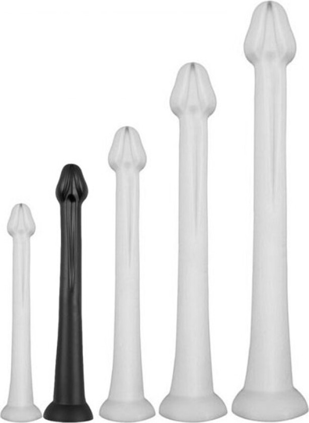 Whale Dildo Medium Black 40 cm