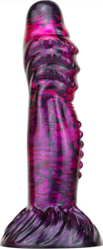 Dildo Croq Purple/Black 22 cm