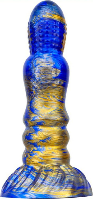 Dildo Peern Blue/Gold 19,5 cm