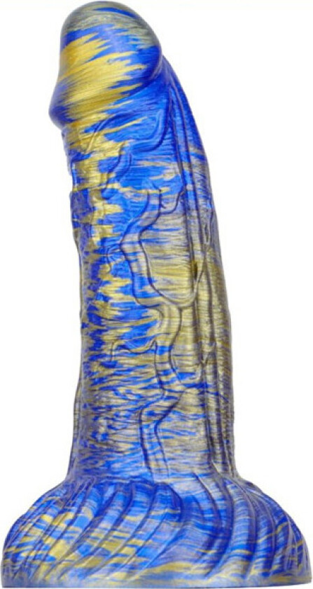 Dildo Gentax Blue/Gold 18,5 cm