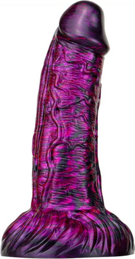 Dildo Gentax Purple/Black 18,5 cm