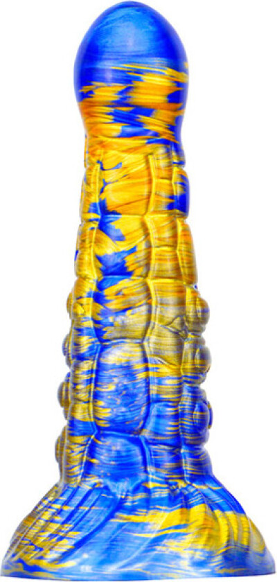 Dildo Ninja Blue/Gold 19 cm