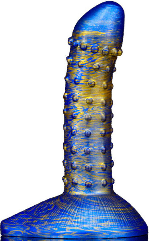 Dildo Saperli Blue/Gold 19 cm