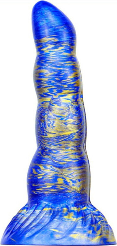 Dildo Scopio Blue/Gold 19 cm