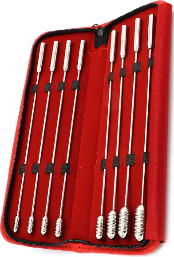 Urethral Sound Dilator Groved Beads 8-pcs Set