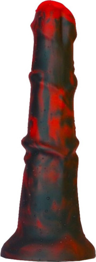 Zirg Dragon Dildo Black-Red 25 cm