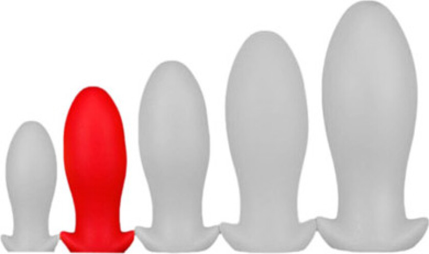 Silicone Plug Saurus Egg Red Medium