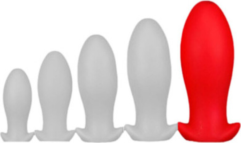 Silicone Plug Saurus Egg Red XXL
