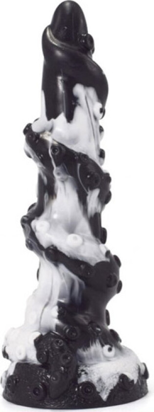 Dildo Seapok Black-White 22 cm