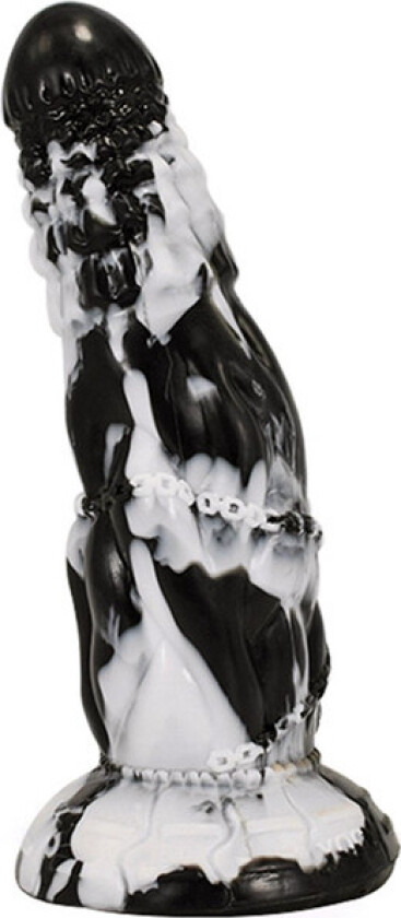 Dildo Fheniks Black-White 21 cm