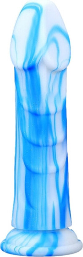 Vipriks Dildo Blue-White 21 cm