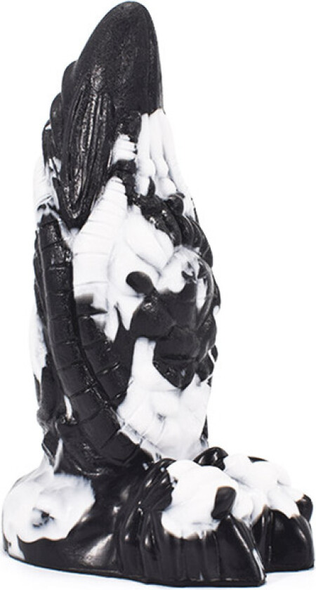 Rhegax Dildo Black-White 20 cm