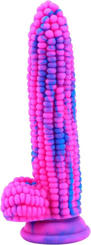 Dildo Corn Pink-Blue 20 cm