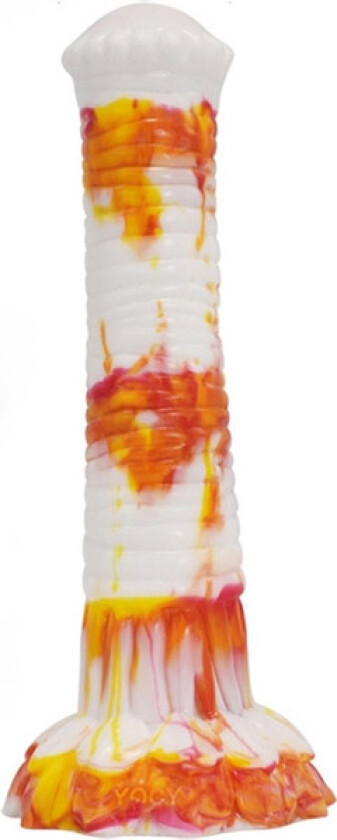 Dildo Tork White-Orange 29 cm