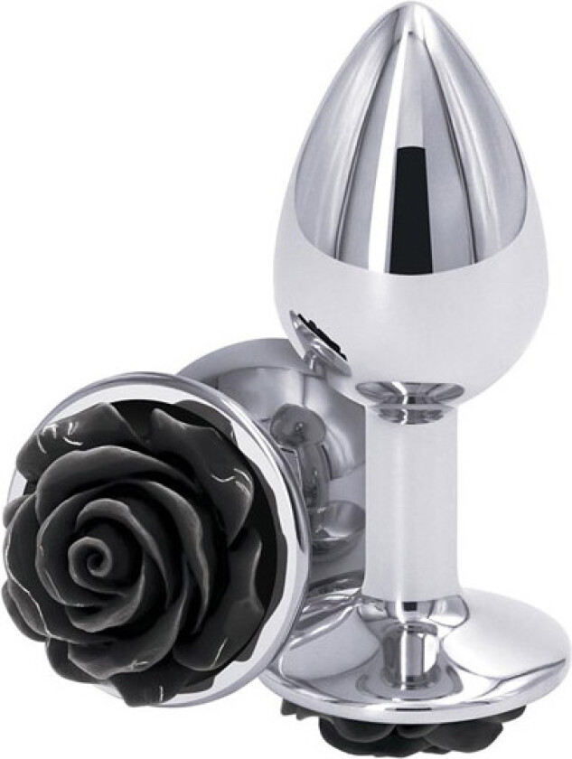 Rose Buttplug Small Black