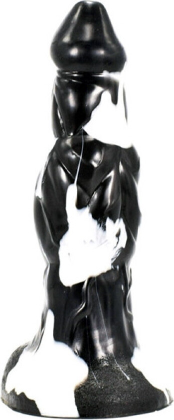 Dildo Wolorz Black-White 22,5 cm