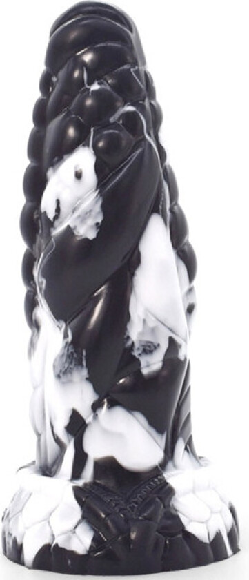 Dildo Pythor Black-White 23 cm