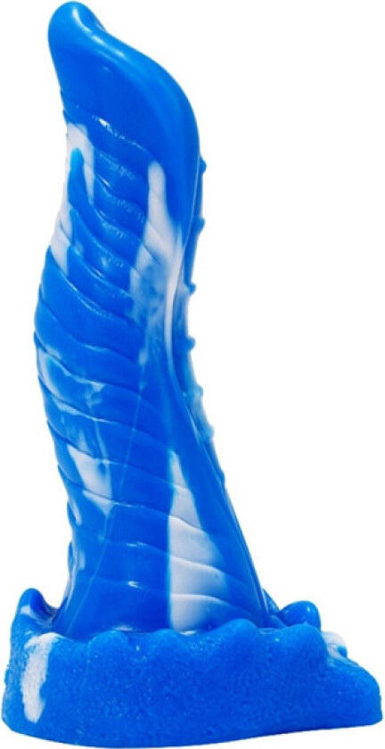 Dildo Lizard Blue-White 23 cm