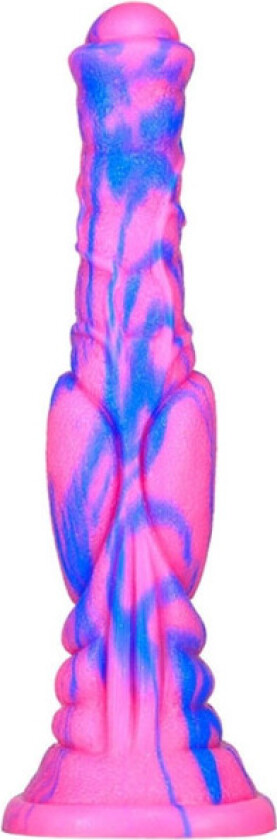 Monster Dildo Long Pink-Blue 30cm