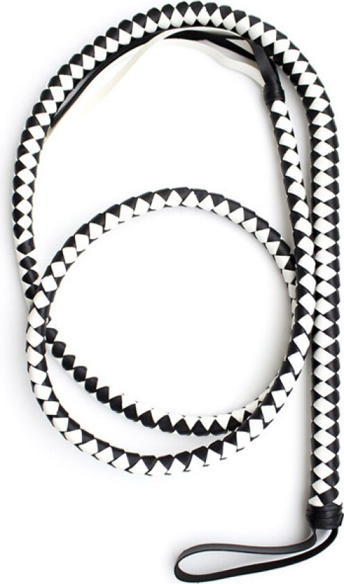 Whip Black & White 190cm