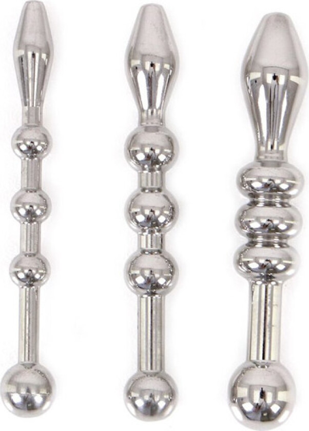 Urethral Trainer Kit 3 Solid Beads Penisplugs